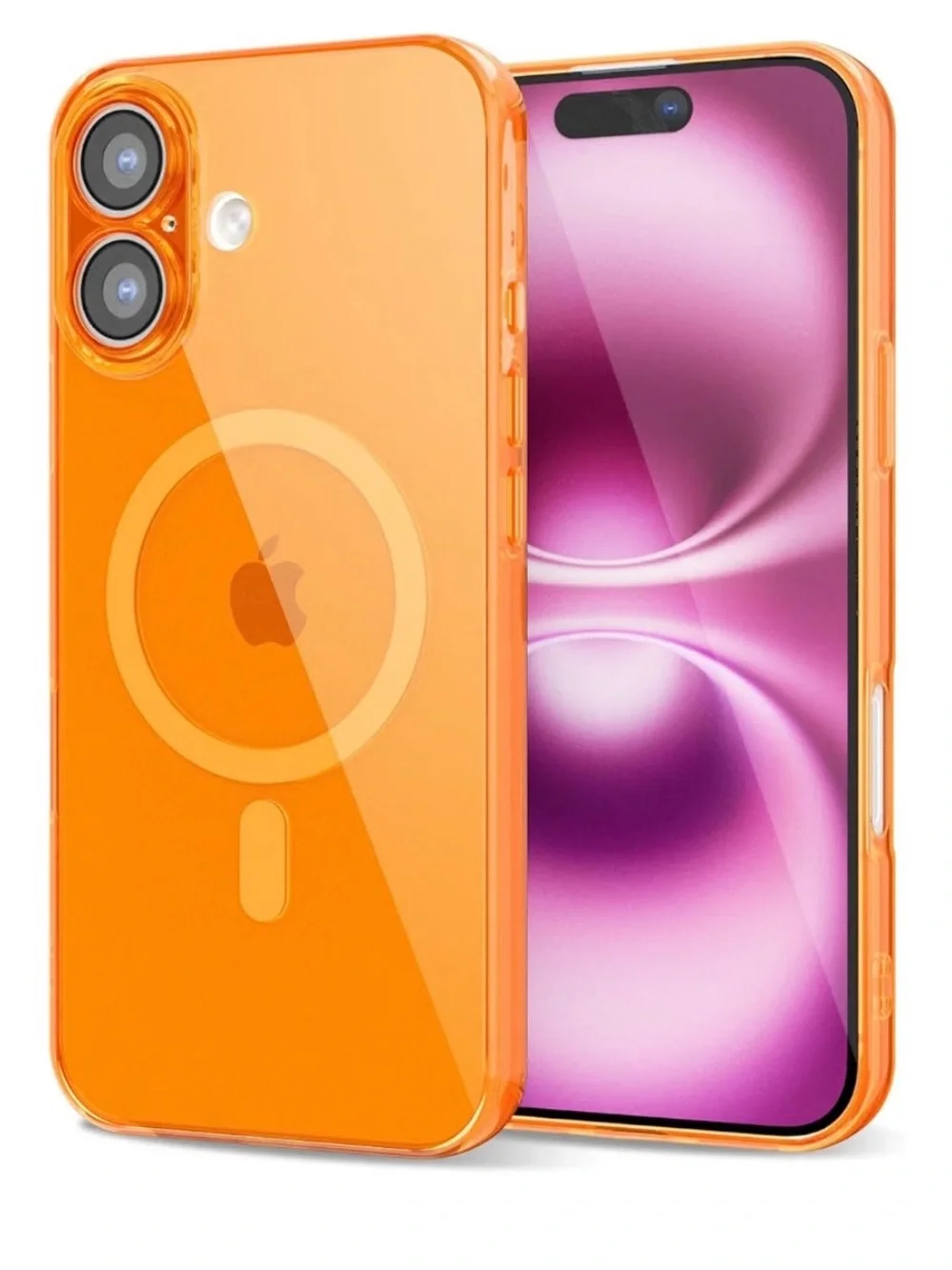 16 Plus Magnetic Phone Case - Neon Orange